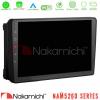 Nakamichi NAM5260 Series 4Core Android12 4+64GB Ford 2007-> Navigation Multimedia Tablet 9" Με Carplay & Android Auto