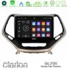 Clarion GL700 Lite Series 8Core Android11 6+128GB Jeep Cherokee 2014-2019 Navigation Multimedia Tablet 9" Με Carplay & Android Auto