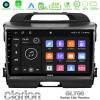 Clarion GL700 Lite Series 8Core Android11 6+128GB Kia Sportage Navigation Multimedia Tablet 9" Με Carplay & Android Auto