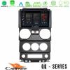 Cadence QG Series 8Core Android13 4+64GB Jeep Wrangler 2Door 2008-2010 Navigation Multimedia Tablet 9"