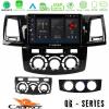 Cadence QG Series 8Core Android13 4+64GB Toyota Hilux 2007-2011 Navigation Multimedia Tablet 9"