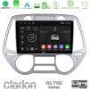 Clarion GL700 Series 8Core Android13 4+64GB Hyundai i20 2009-2012 Auto A/C Navigation Multimedia Tablet 9" Με Carplay & Android Auto