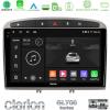Clarion GL700 Series 8Core Android13 4+64GB Peugeot 308/RCZ Navigation Multimedia Tablet 9" (Ασημί Χρώμα) Με Carplay & Android Auto