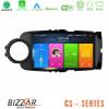 Bizzar CS Series 4Core Android13 2+32GB Toyota Yaris Navigation Multimedia Tablet 9" (Μαύρο Χρώμα)