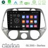 Clarion GL300 Series 4Core Android11 2+32GB Hyundai i20 2009-2012 Manual A/C Navigation Multimedia Tablet 9" Με Carplay & Android Auto