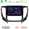 Bizzar XT2 Series 4Core Android13 2+32GB Mitsubishi L200 2016-> & Fiat Fullback (Auto A/C) Navigation Multimedia Tablet 9"